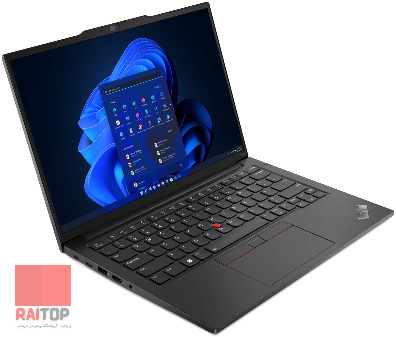 لپ تاپ 14 اینچی Lenovo مدل ThinkPad E14 Gen 5 رخ چپ