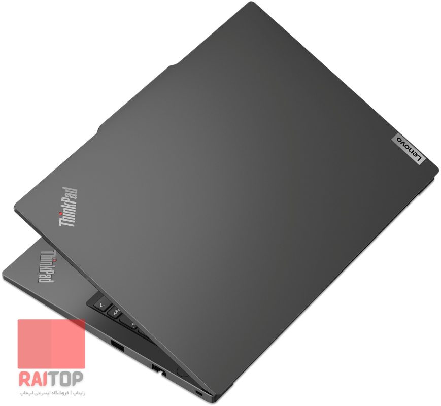 لپ تاپ 14 اینچی Lenovo مدل ThinkPad E14 Gen 5 پشت راست نیمه بسته