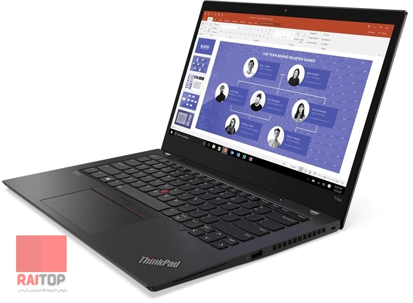 لپ تاپ 14 اینچی Lenovo مدل ThinkPad T14s Gen 2 (AMD) رخ راست