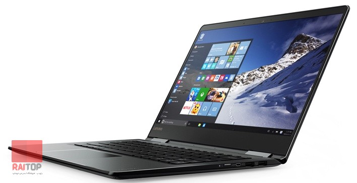 لپ تاپ 14 اینچی Lenovo مدل Yoga 710 رخ راست مشکی