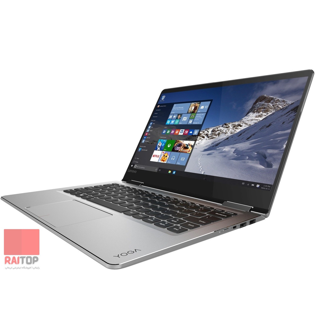 لپ تاپ 14 اینچی Lenovo مدل Yoga 710 رخ راست