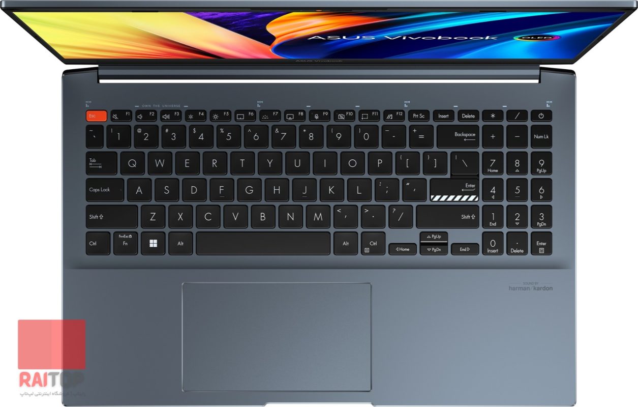 لپ تاپ 15.6 اینچی ASUS مدل Vivobook Pro K6502 کیبرد