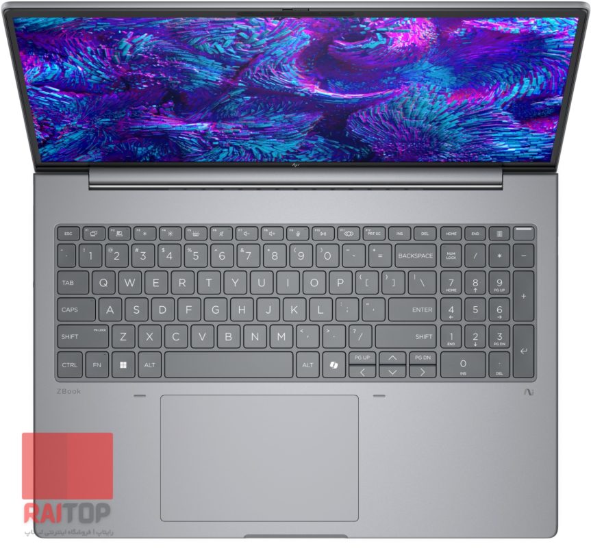 لپ تاپ ورک استیشن 16 اینچی HP مدل ZBook 8 G1i کیبرد