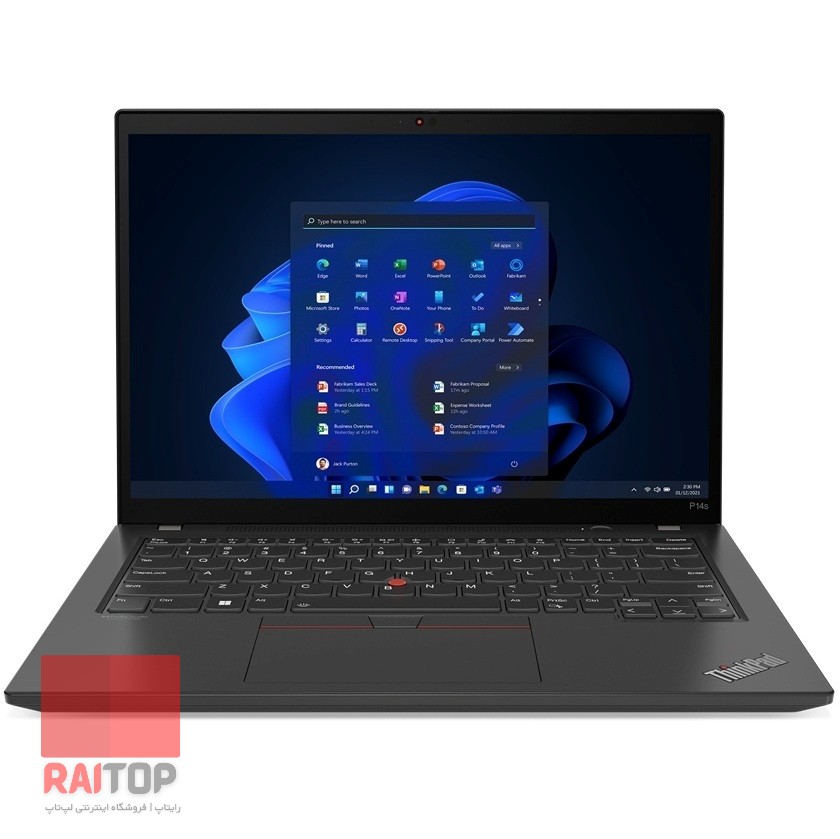لپ تاپ 14 اینچی Lenovo مدل ThinkPad P14s Gen 3 (Intel) مقابل