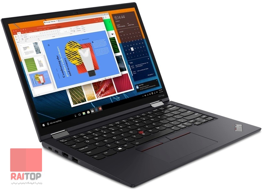 لپ تاپ Lenovo مدل ThinkPad X13 Yoga Gen 2 (Intel) رخ چپ