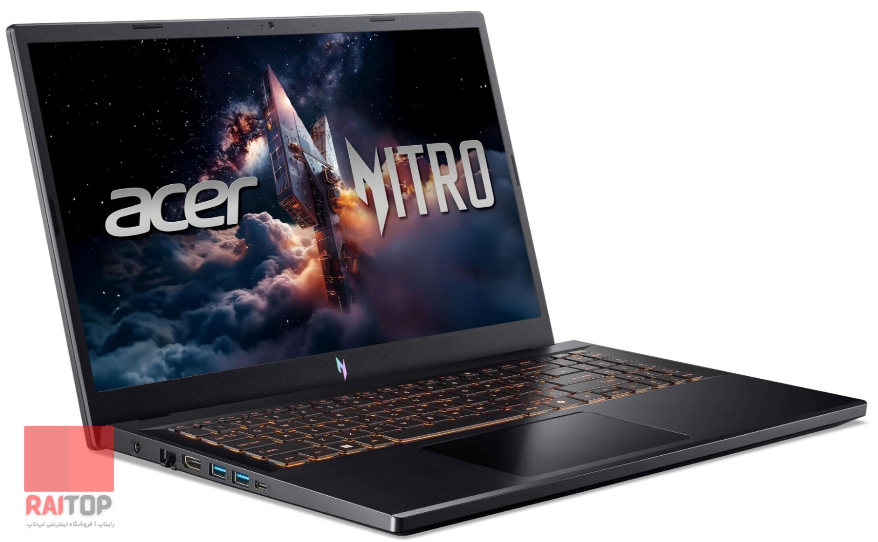 لپ تاپ گیمینگ Acer مدل Nitro V 15 ANV15-52 رخ چپ