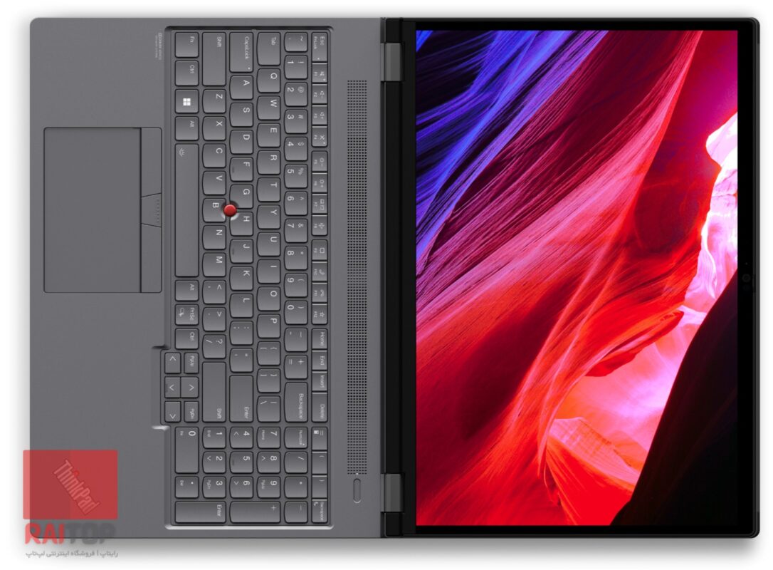 لپ تاپ 16 اینچی Lenovo مدل ThinkPad P16 Gen 2 باز رو به رو