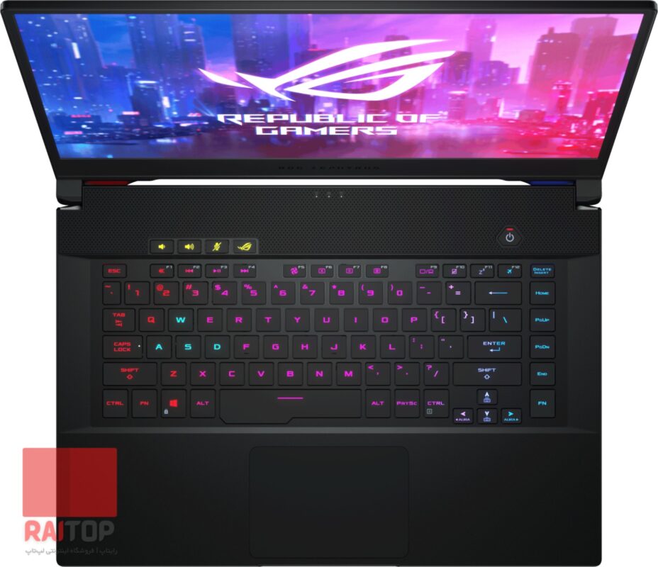 لپ تاپ 15 اینچی گیمینگ Asus مدل ROG Zephyrus S GX502 کیبرد