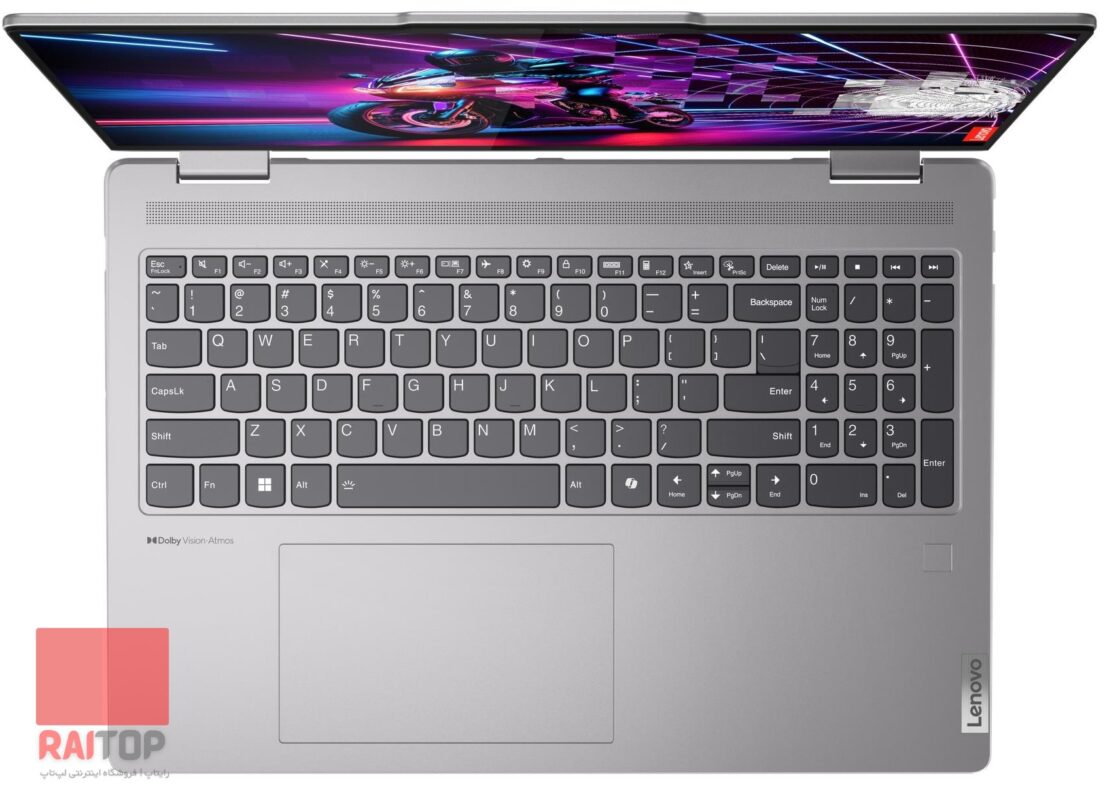 لپ تاپ 16 اینچی 2 در 1 Lenovo مدل Yoga 7 2-in-1 16AHP9 کیبرد