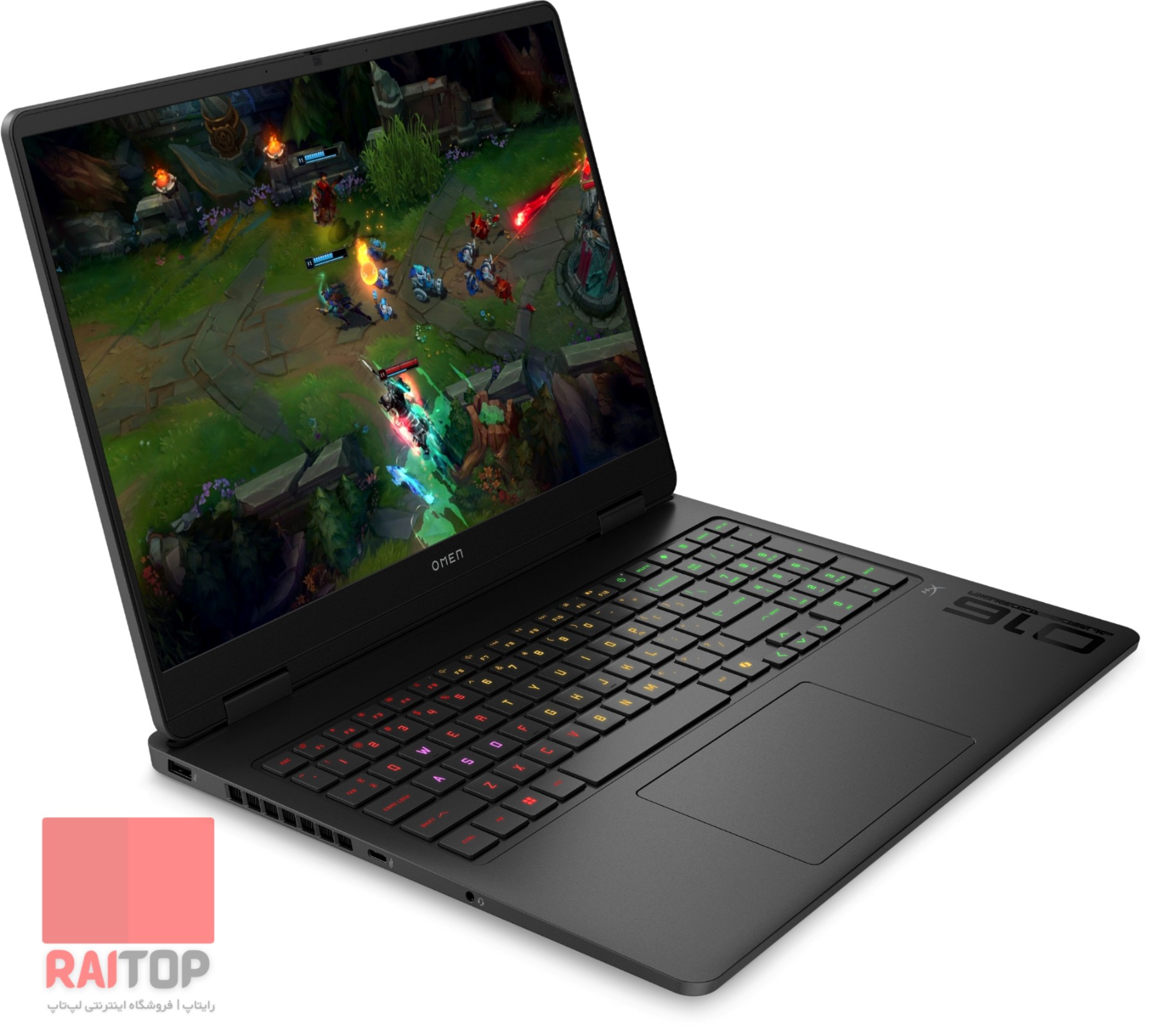 لپ تاپ 16 اینچی گیمینگ HP مدل Omen Slim 16-an0 رخ چپ