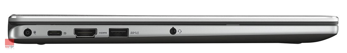 لپ تاپ 13 اینچی 2 در 1 Dell مدل Inspiron 7375 پورت های چپ