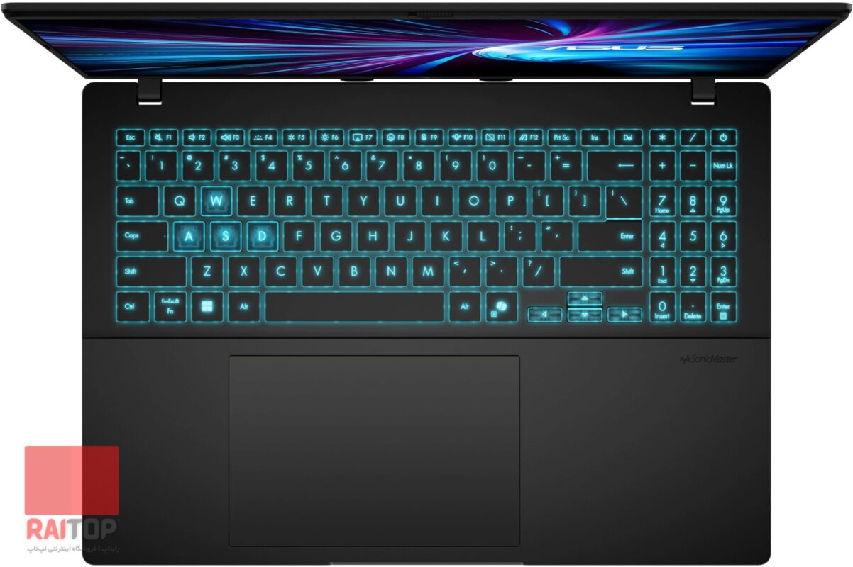 لپ تاپ گیمینگ 16 اینچی ASUS مدل V16 V3607 کیبرد
