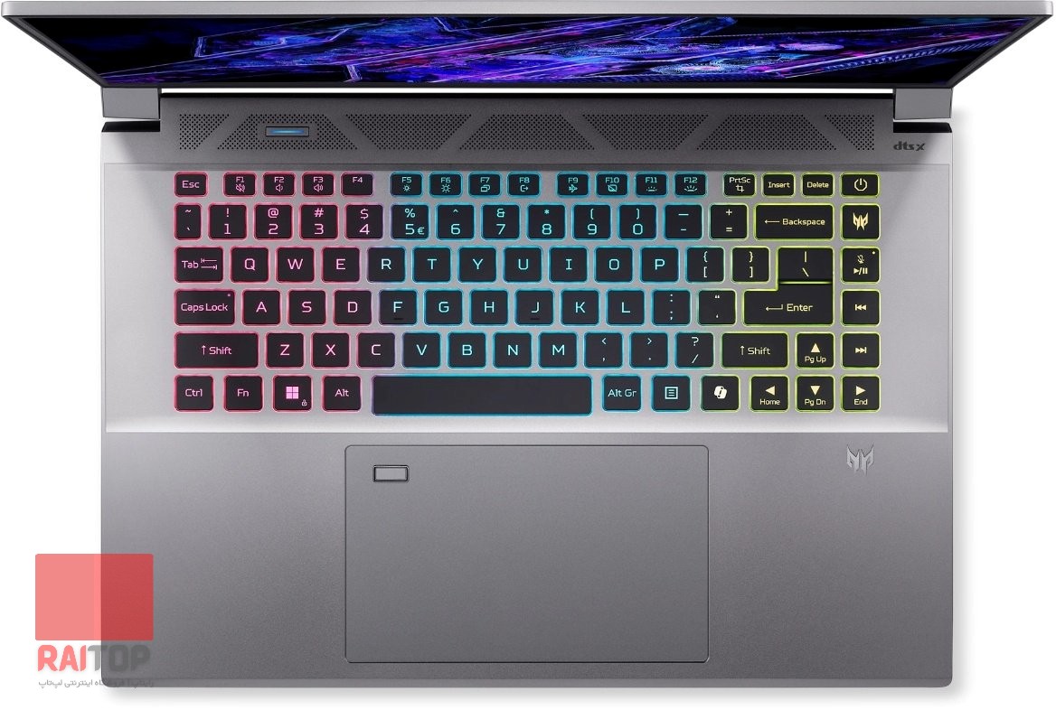لپ تاپ گیمینگ 16 اینچی Acer مدل Predator Triton Neo 16 PTN16-51 کیبرد