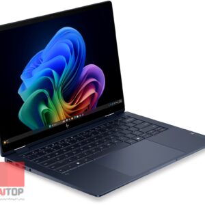 لپ تاپ 14 اینچی 2 در 1 HP مدل EliteBook X Flip G2i رخ چپ سرمه ای
