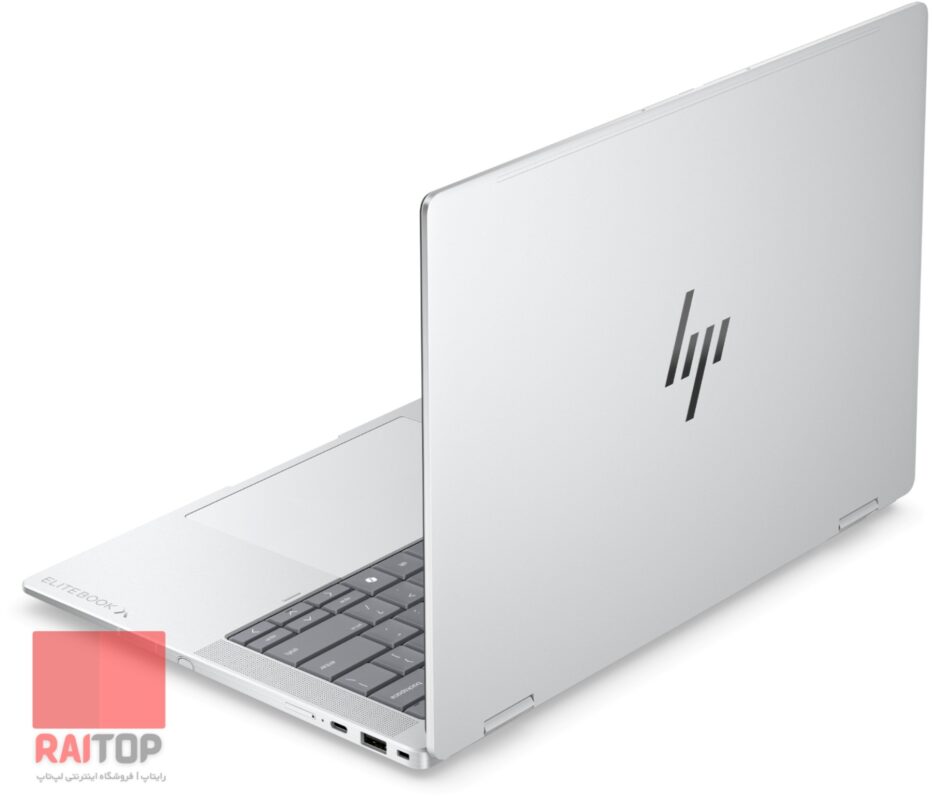 لپ تاپ 14 اینچی 2 در 1 HP مدل EliteBook X Flip G2i پشت راست نقره ای