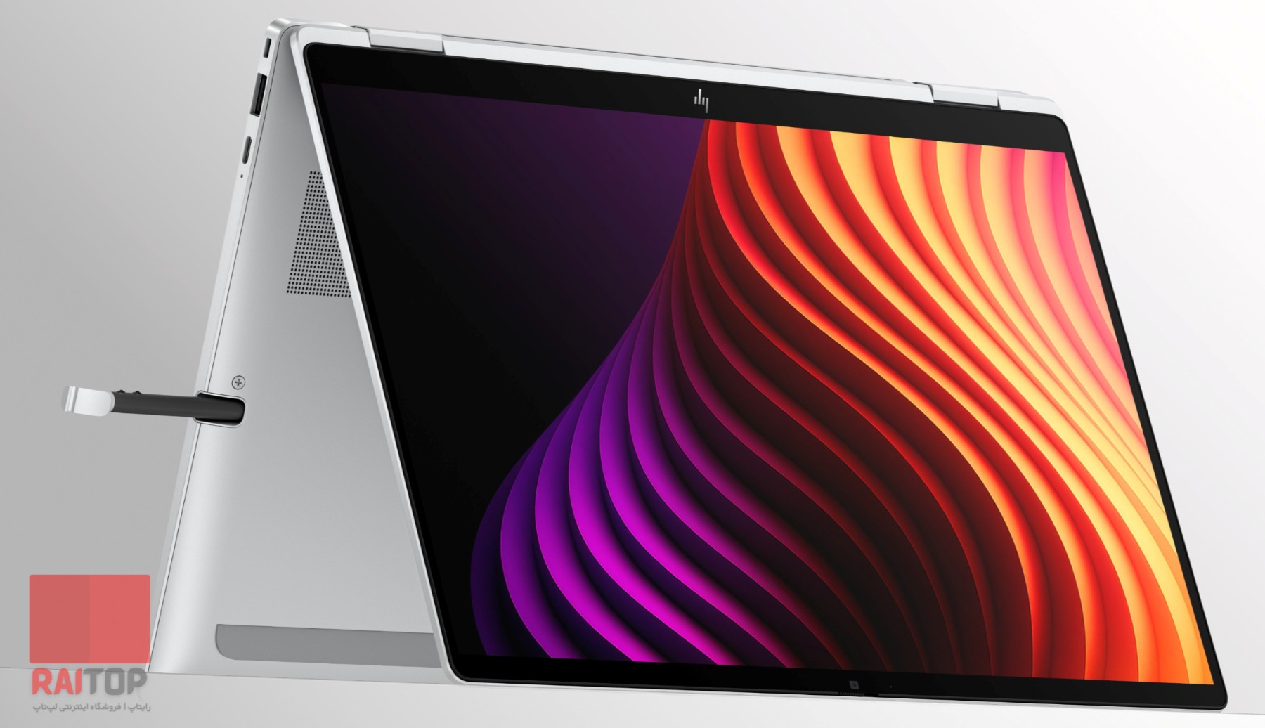 لپ تاپ 14 اینچی 2 در 1 HP مدل EliteBook X Flip G2i چتری نقره ای