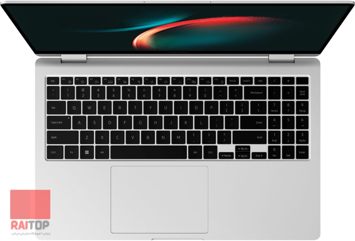 لپ تاپ 15 اینچی 2 در 1 Samsung مدل Galaxy Book3 360 کیبرد