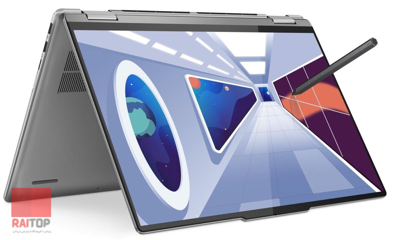 لپ تاپ 16 اینچی 2 در 1 Lenovo مدل Yoga 7 16IRL8 چتری با قلم