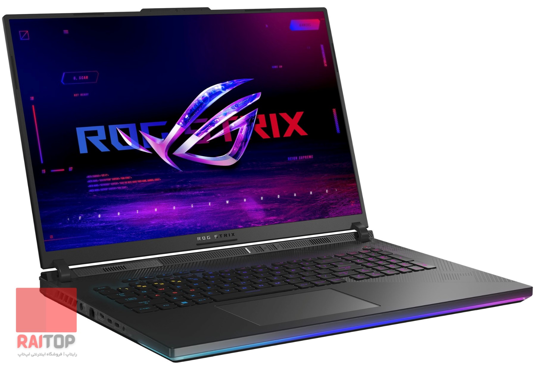 لپ تاپ 18 اینچی ASUS مدل ROG Strix SCAR 18 (2024) G834 رخ چپ