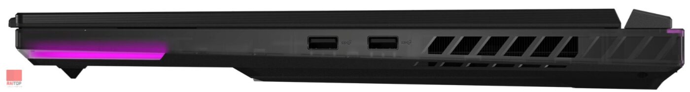 لپ تاپ 18 اینچی ASUS مدل ROG Strix SCAR 18 (2024) G834 پورت های راست