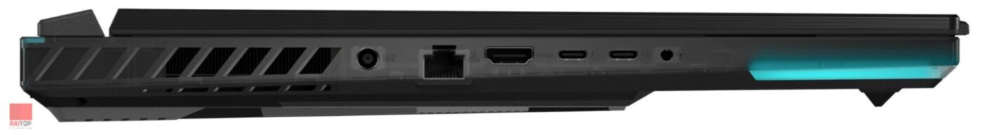 لپ تاپ 18 اینچی ASUS مدل ROG Strix SCAR 18 (2024) G834 پورت های چپ