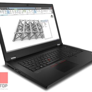 لپ تاپ Lenovo مدل ThinkPad P17 Gen 1 رخ چپ