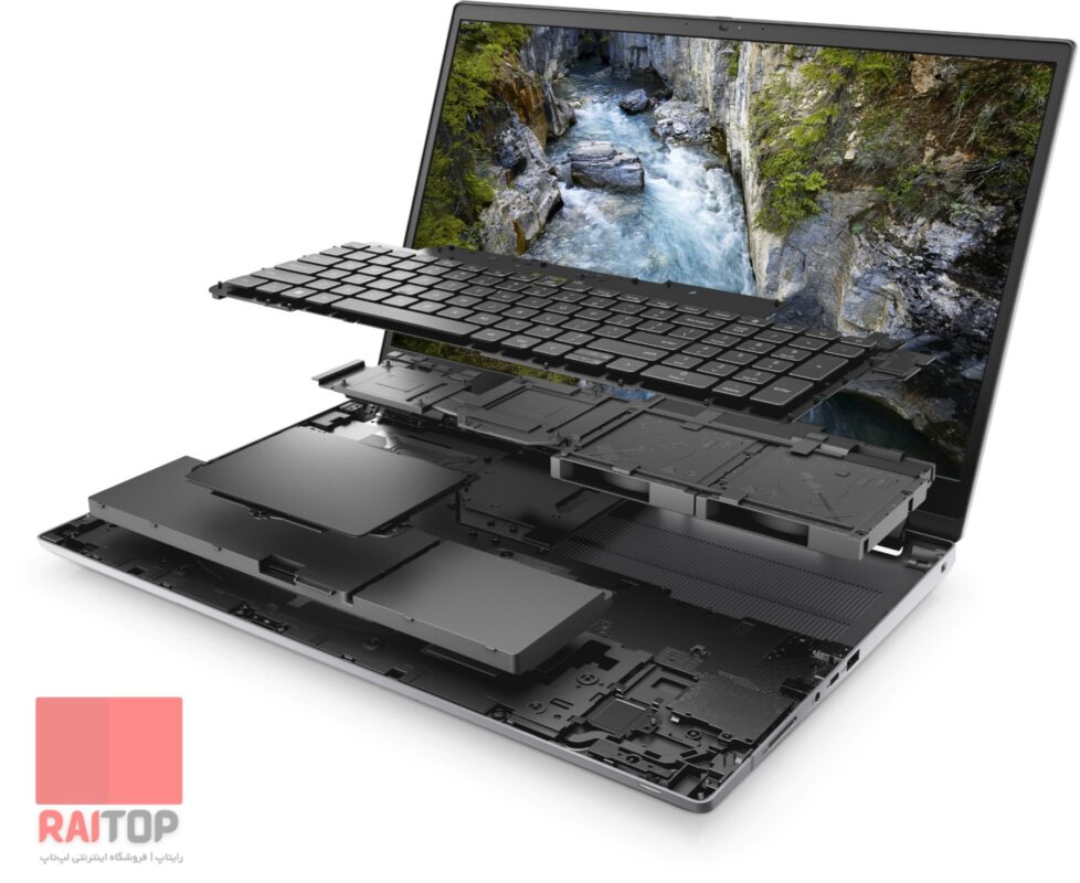 لپ تاپ ورک استیشن Dell مدل Precision 7770 قطعات رخ راست